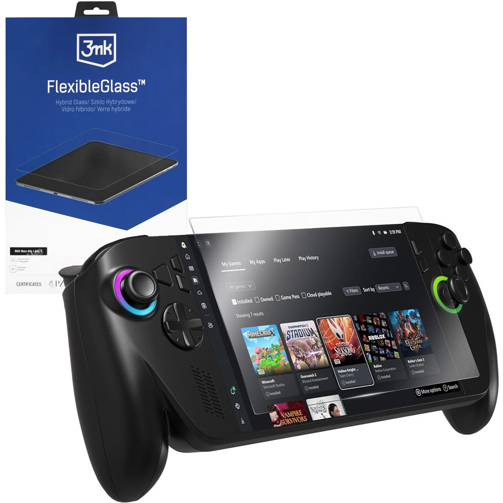 3mk Flexible Glass | Nietłukące Szkło Hybrydowe do Asus ROG Xbox Ally / X