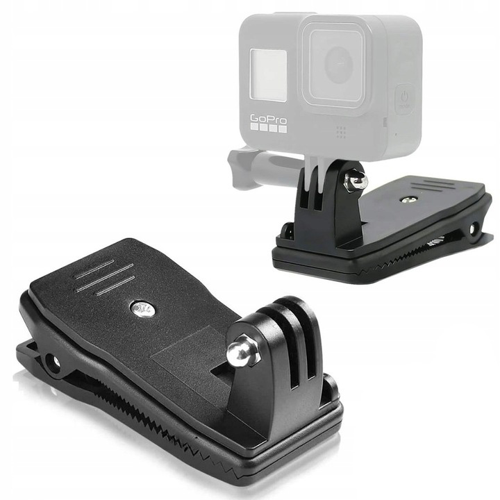 Uchwyt Klips 360° na Plecak Pasek do Kamery Sportowej GoPro