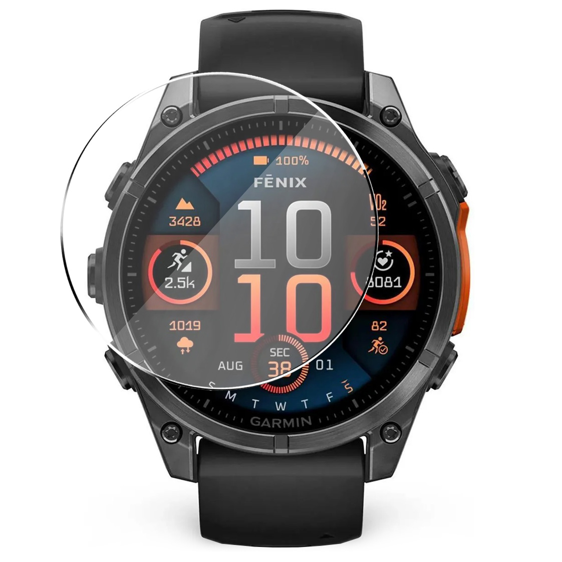 Szkło Ochronne Hartowane | 9H 2.5D do Garmin fenix 8 47mm, AMOLED