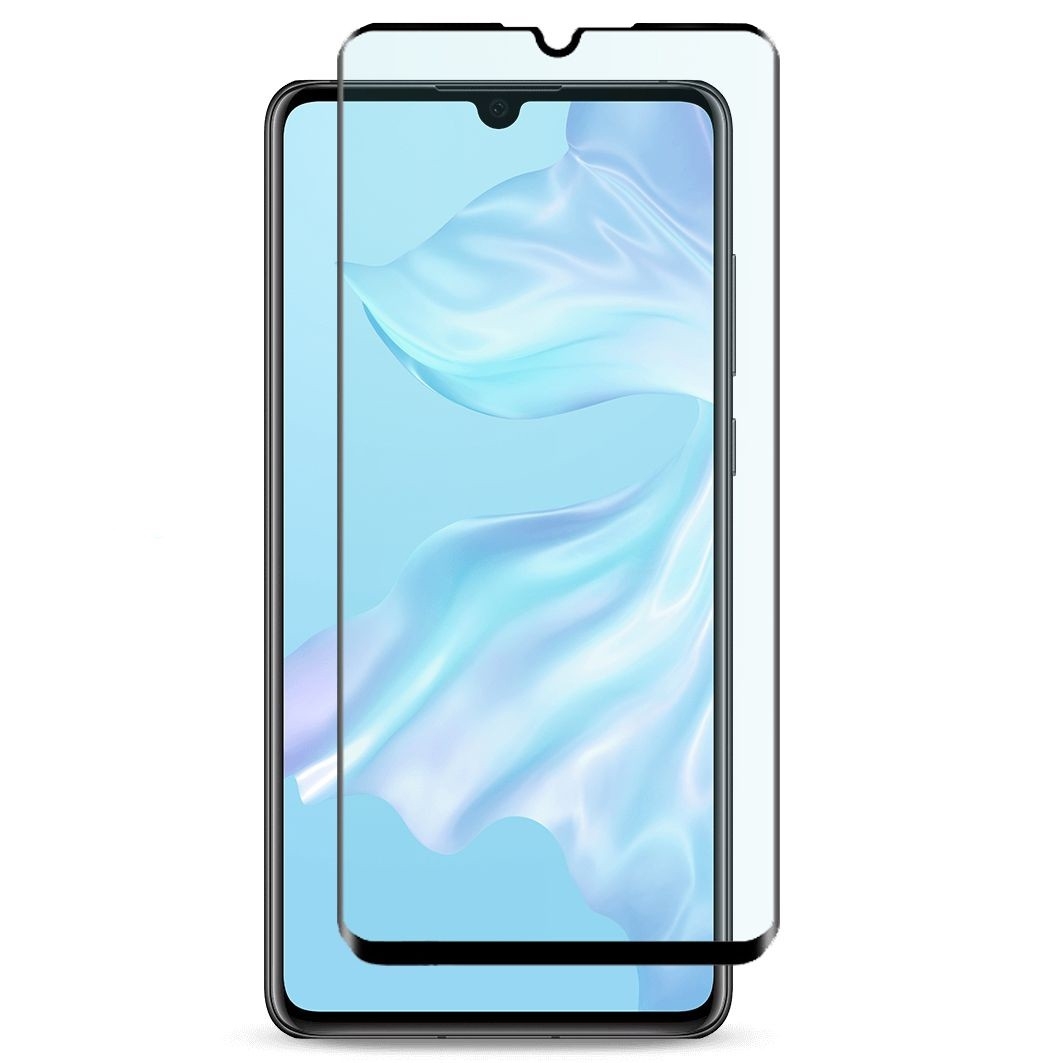 Szkło Hartowane 5D | CAŁY EKRAN | Full Glue do Huawei P30 |