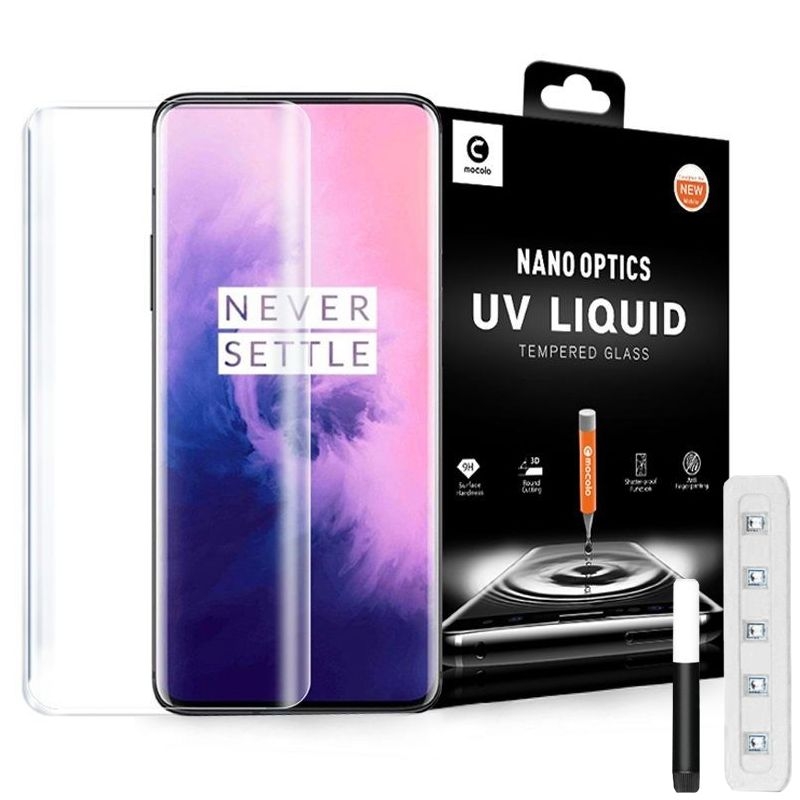 OnePlus 7 Pro | Szkło Hartowane MOCOLO UV | CAŁY EKRAN