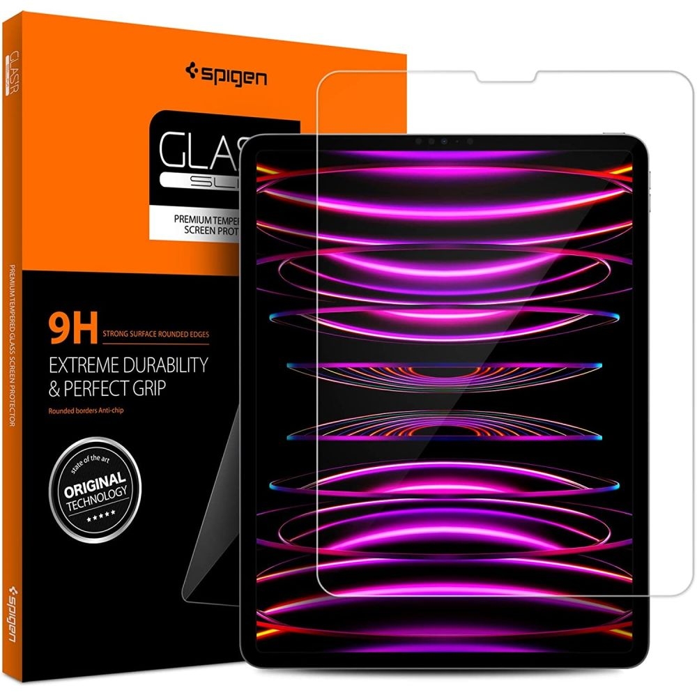 Szkło Hartowane SPIGEN GLAS.tR Slim do Apple iPad Pro 12.9 2022