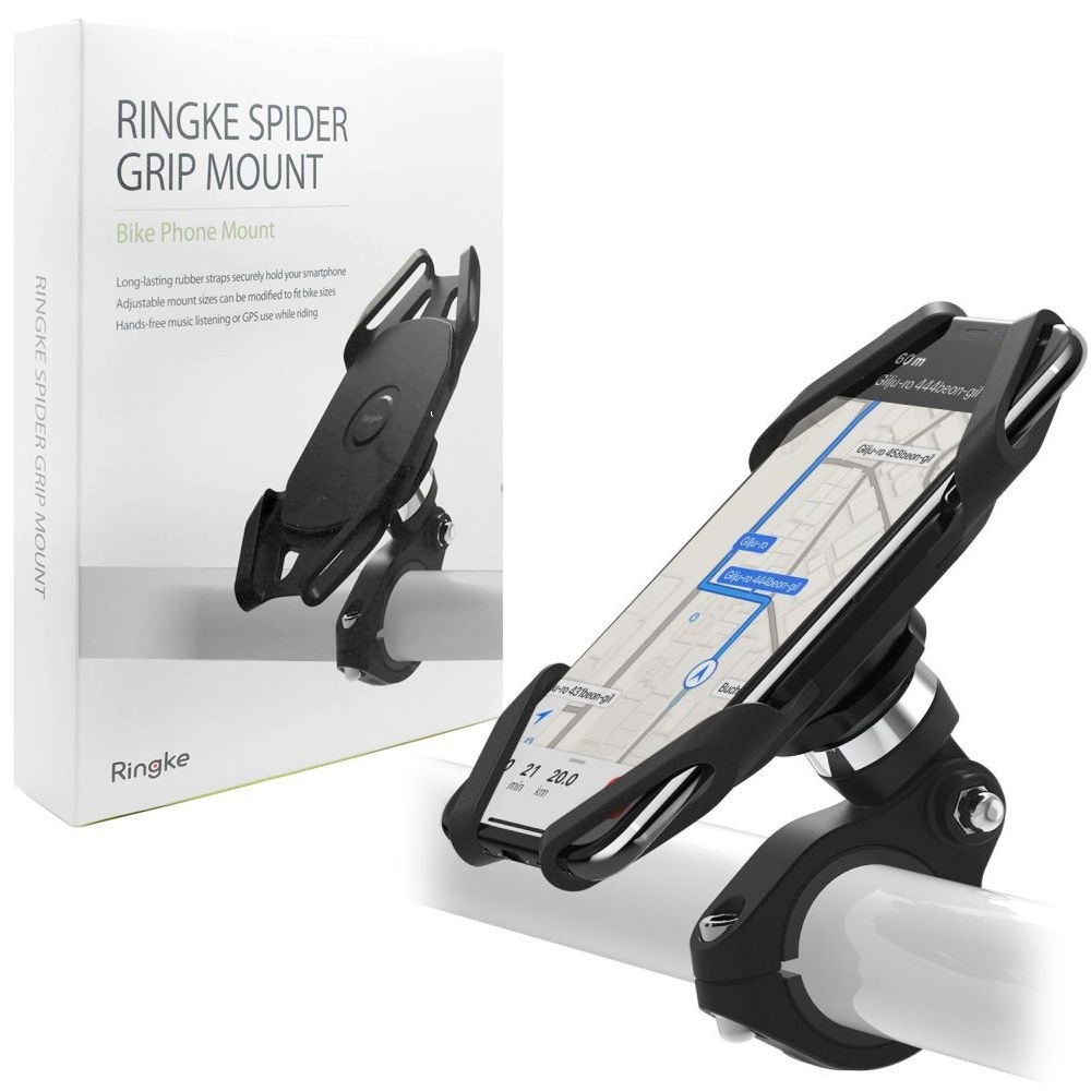 Ringke Spider | Bezpieczny Silikonowy Uchwyt Rowerowy | do 6.7&#8243;