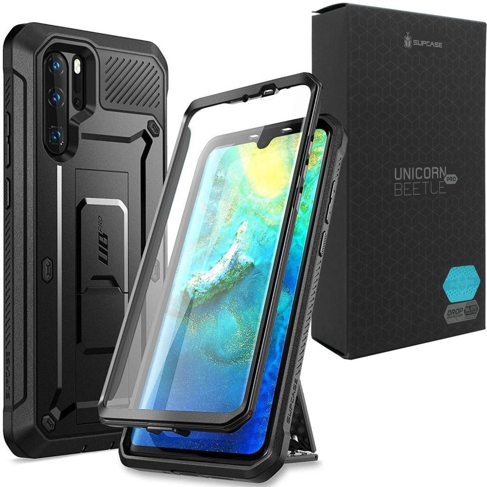Huawei P30 Pro | Pancerne Etui Supcase Unicorn Beetle Pro | Czarne