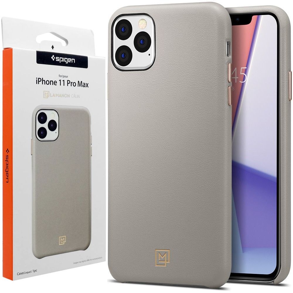 Apple iPhone 11 Pro Max | Etui SPIGEN La Manon Calin | Oatmeal Beige