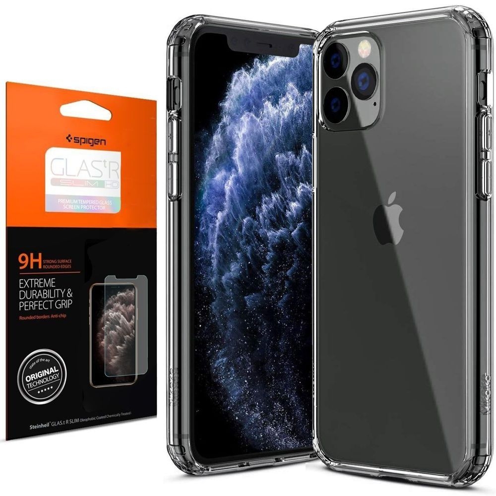 Apple iPhone 11 Pro | Cienkie Etui Feather Case | Bezbarwne + SZKŁO GLAS.tR