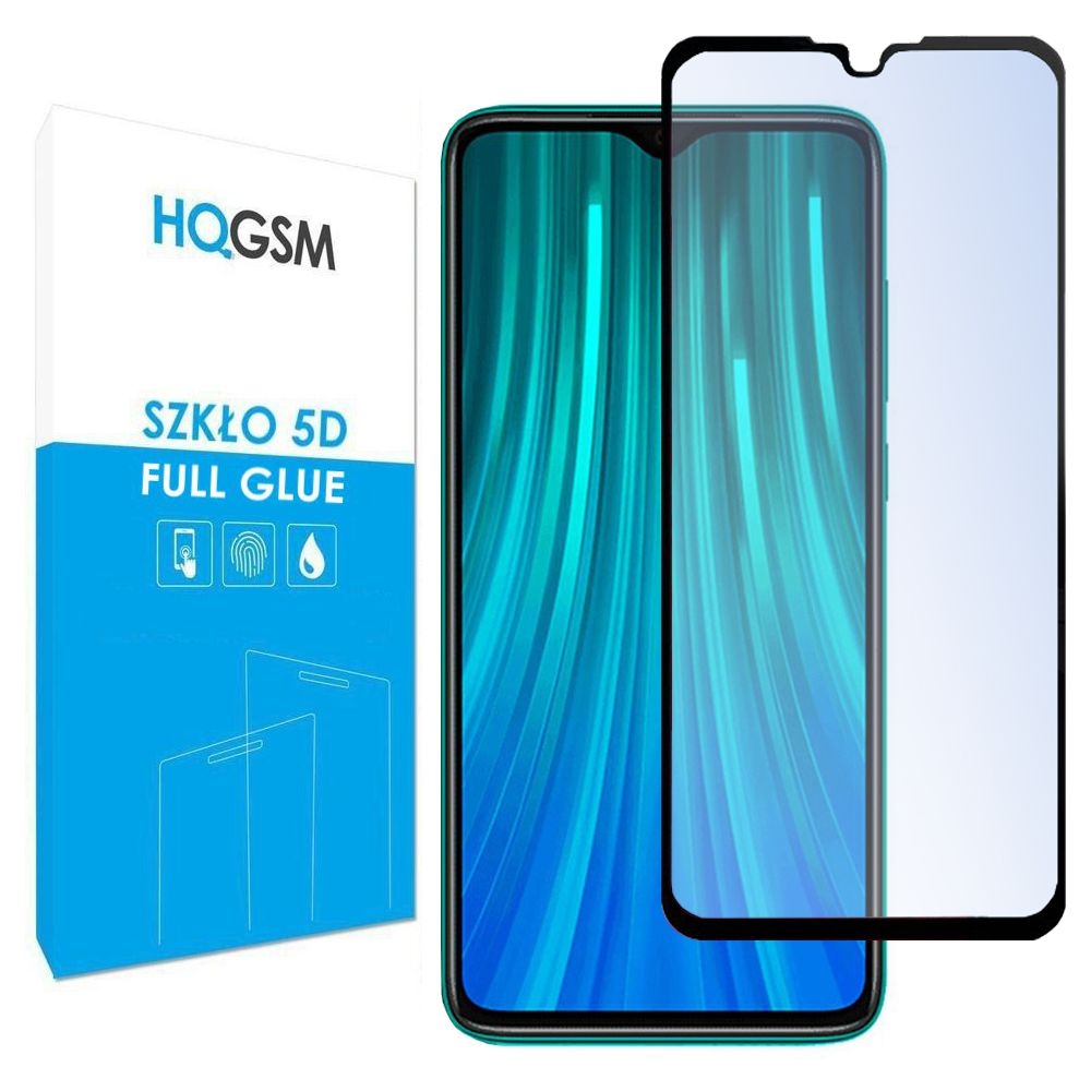 Xiaomi Redmi Note 8 | Szkło Hartowane 5D | CAŁY EKRAN | Full Glue