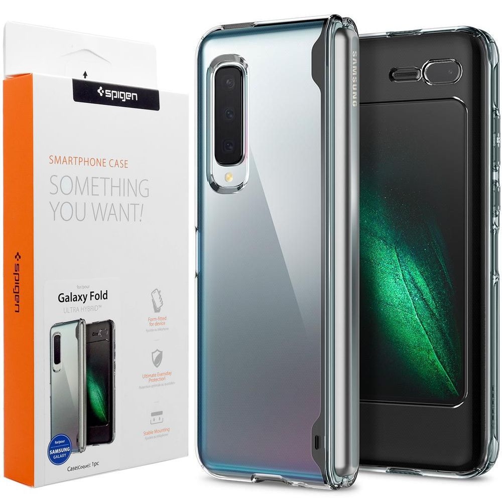 Samsung Galaxy Fold | Etui Spigen Ultra Hybrid | Crystal Clear