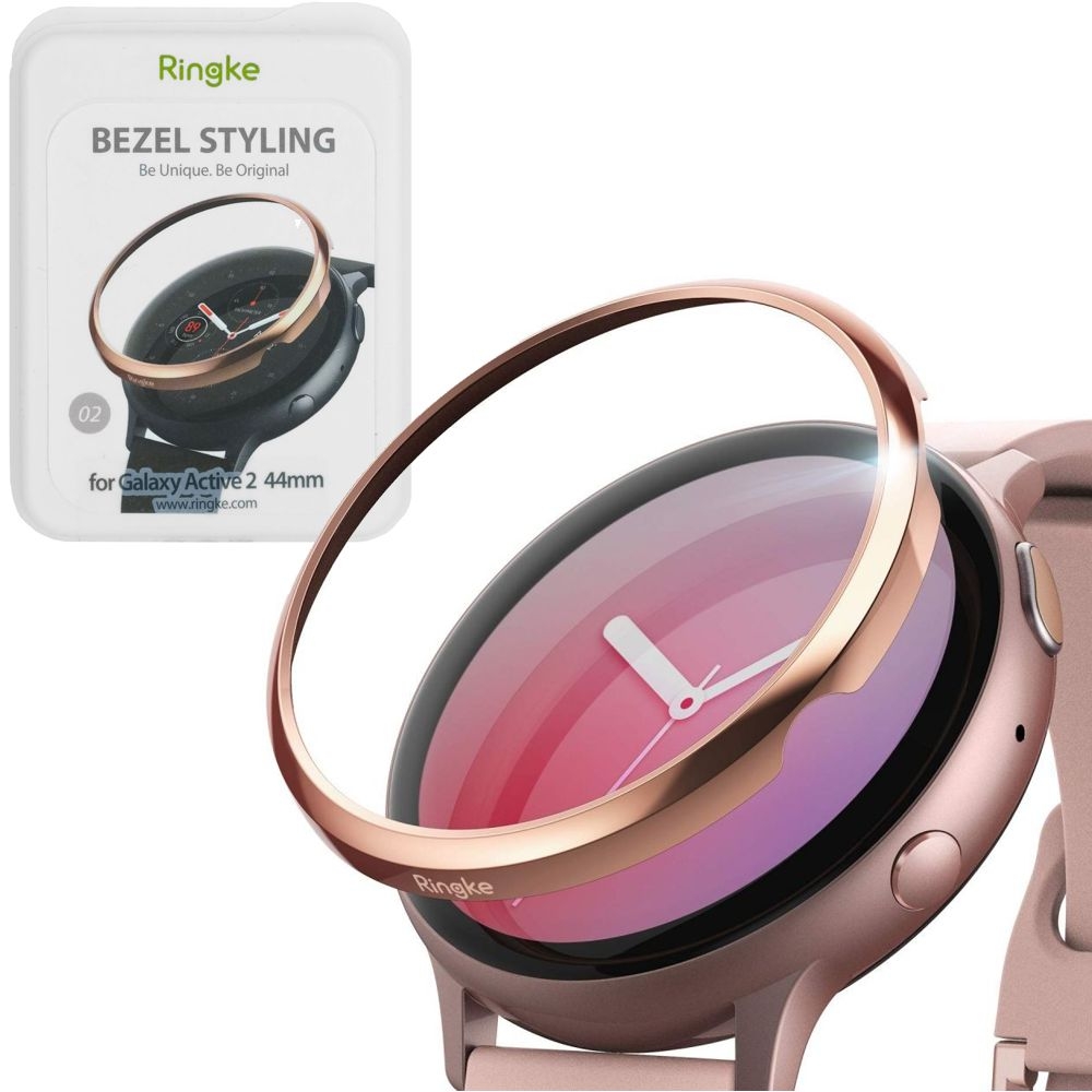 Samsung Galaxy Watch Active2 44mm | Ringke Bezel | Stalowa Nakładka na Tarczę