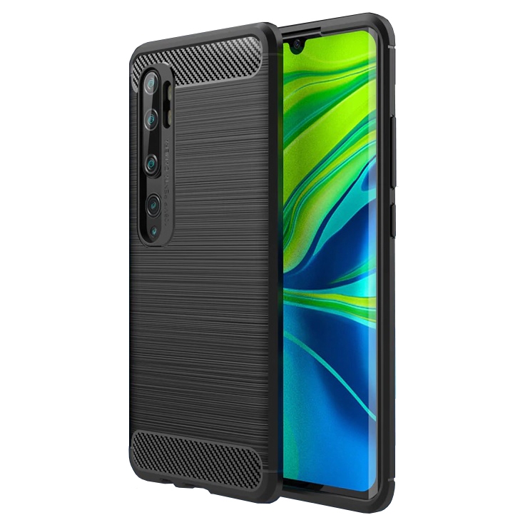 Xiaomi Mi Note 10 / Pro | Etui CARBON Soft Case | Coal Black