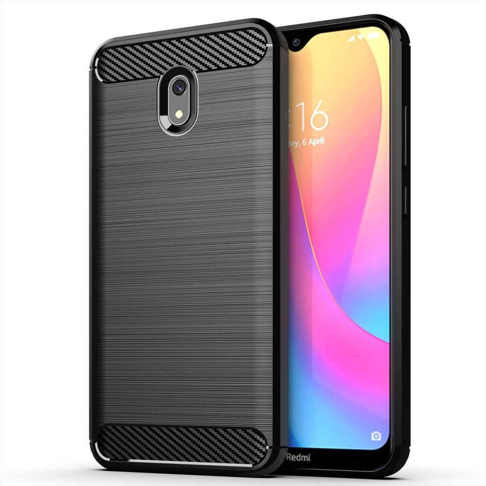 Xiaomi Redmi 8A | Etui CARBON Soft Case | Coal Black