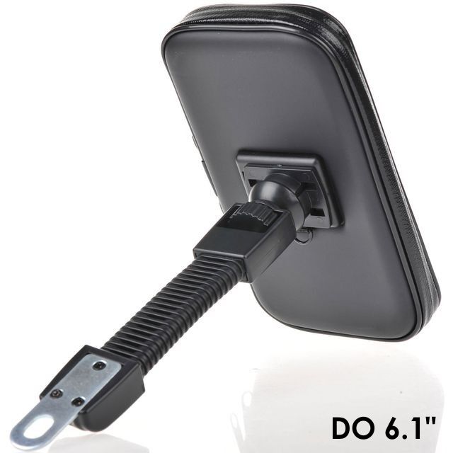 Wodoodporny Uchwyt na Rower Pod Lusterko | Etui do 6.1 cala