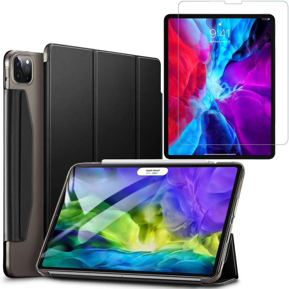 Zamykane Etui ESR Yippee | Black + SZKŁO do Apple iPad Pro 11 2020