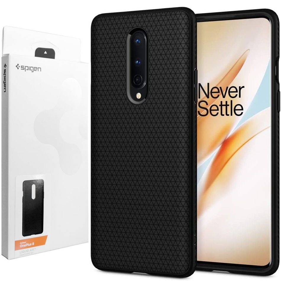do OnePlus 8 | Etui SPIGEN Liquid Air | Matte Black