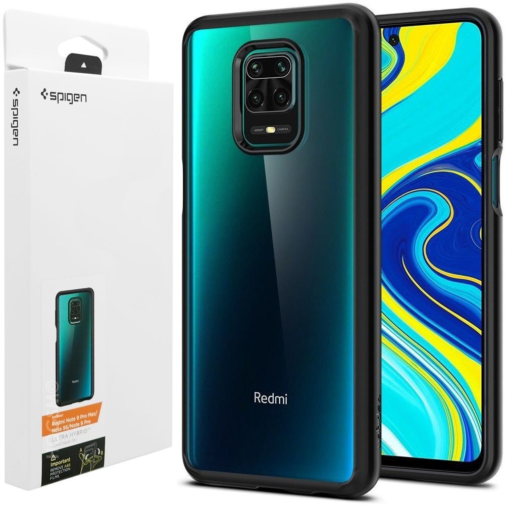 do Xiaomi Redmi Note 9s / 9 Pro / 9 Pro Max | Etui SPIGEN Ultra Hybrid | Matte Black