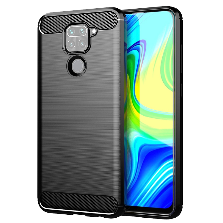 Etui CARBON Soft Case | Coal Black do Xiaomi Redmi Note 9