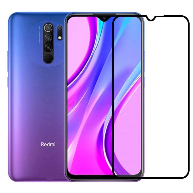 Szkło Hartowane 5D | CAŁY EKRAN | Full Glue do Xiaomi Redmi 9