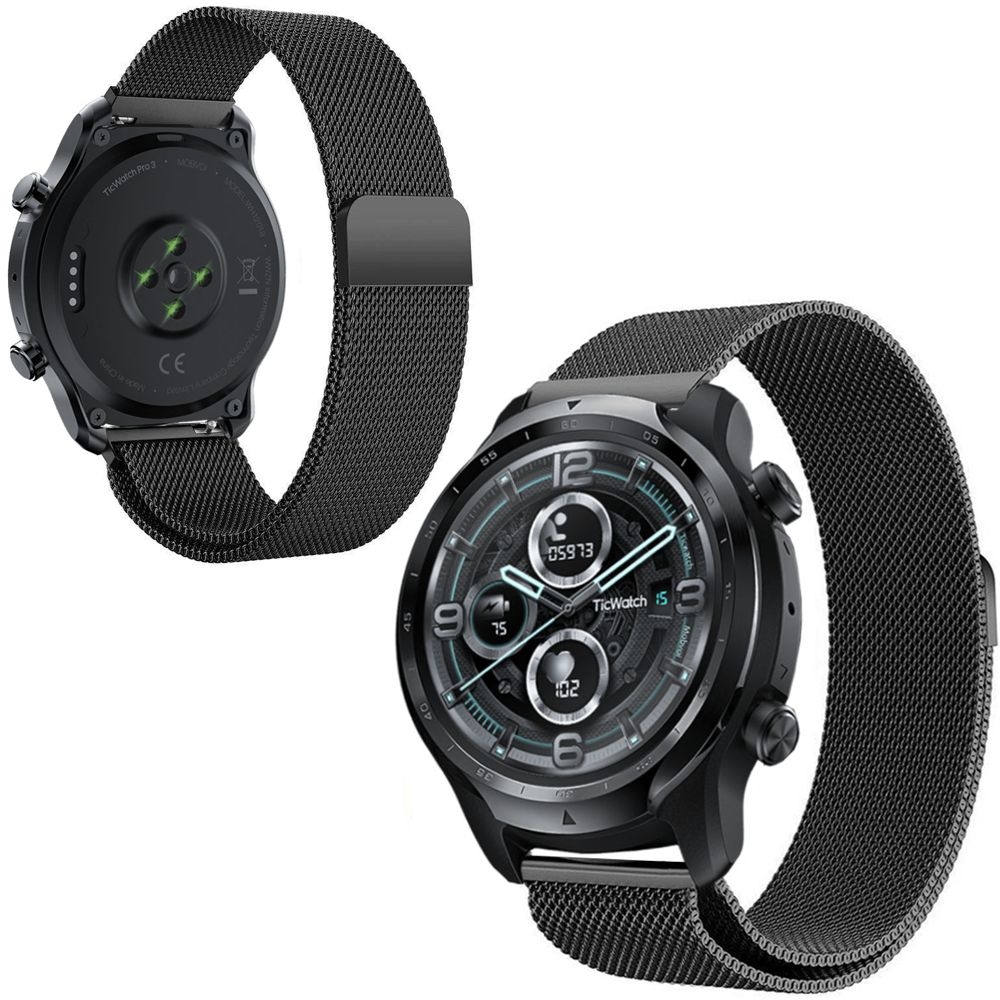 Pasek Siatka Milanese Mesh Band do Mobvoi TicWatch Pro 3