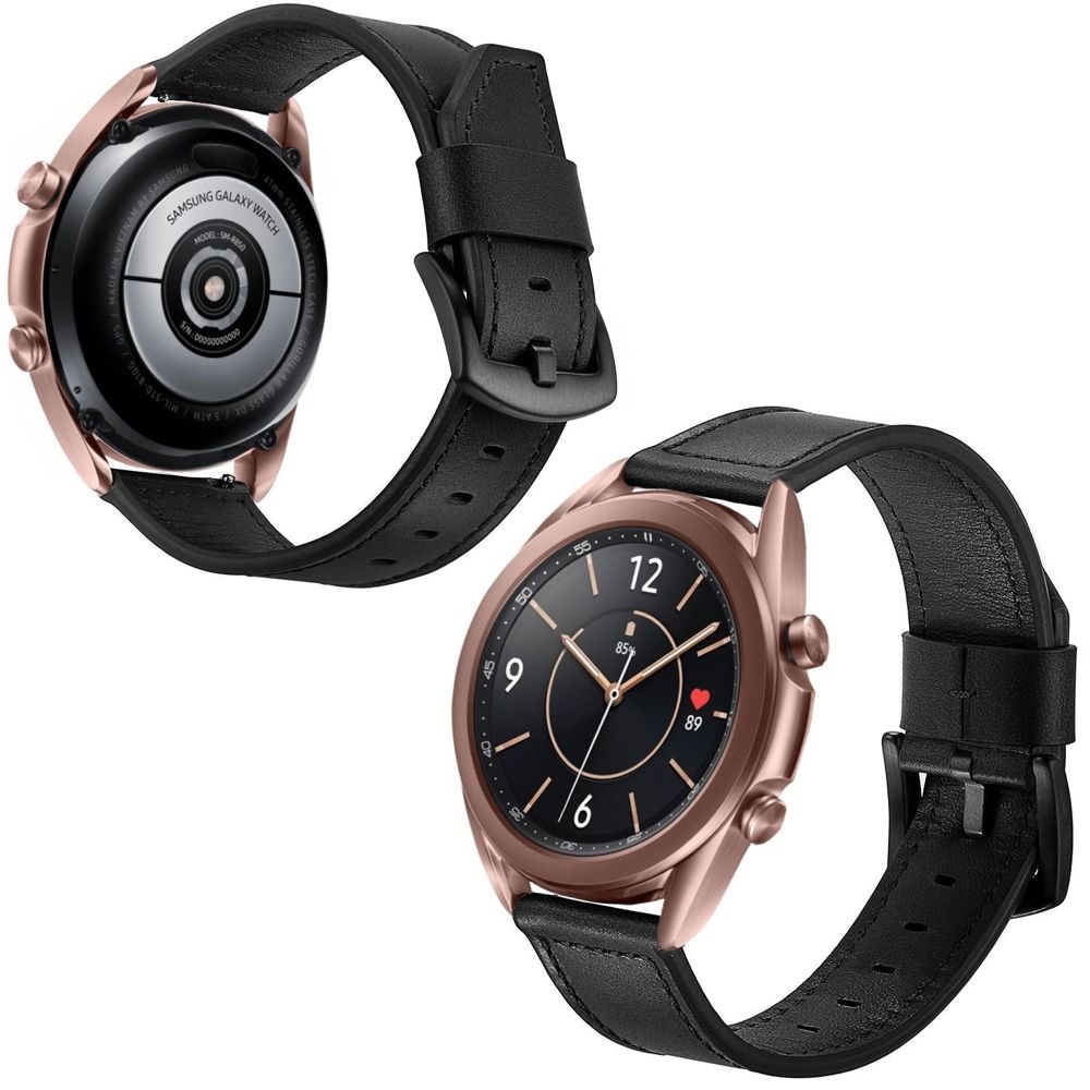 Skórzany Pasek Leather Strap Classic do Samsung Galaxy Watch 3 41mm
