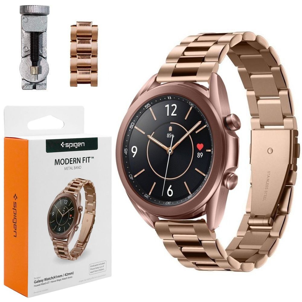 SPIGEN Modern Fit | Stalowa Bransoleta Pasek do Samsung Galaxy Watch 3 41mm