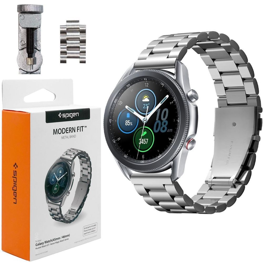 SPIGEN Modern Fit | Stalowa Bransoleta Pasek do Samsung Galaxy Watch 3 45mm
