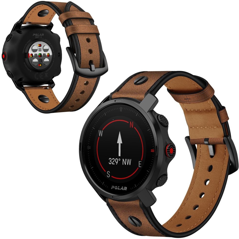 Skórzany Pasek Leather Screw Strap do Polar Grit X