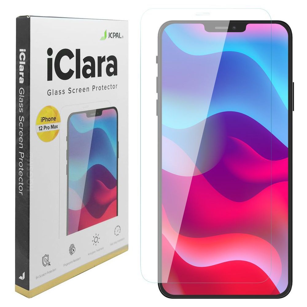 Szkło Hartowane JCPAL iClara | 9H 2.5D | 0.26mm do Apple iPhone 12 Pro Max
