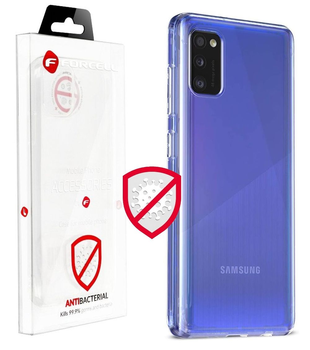 Cienkie Antybakteryjne Etui z Jonami Srebra | Crystal Clear do Samsung Galaxy A41