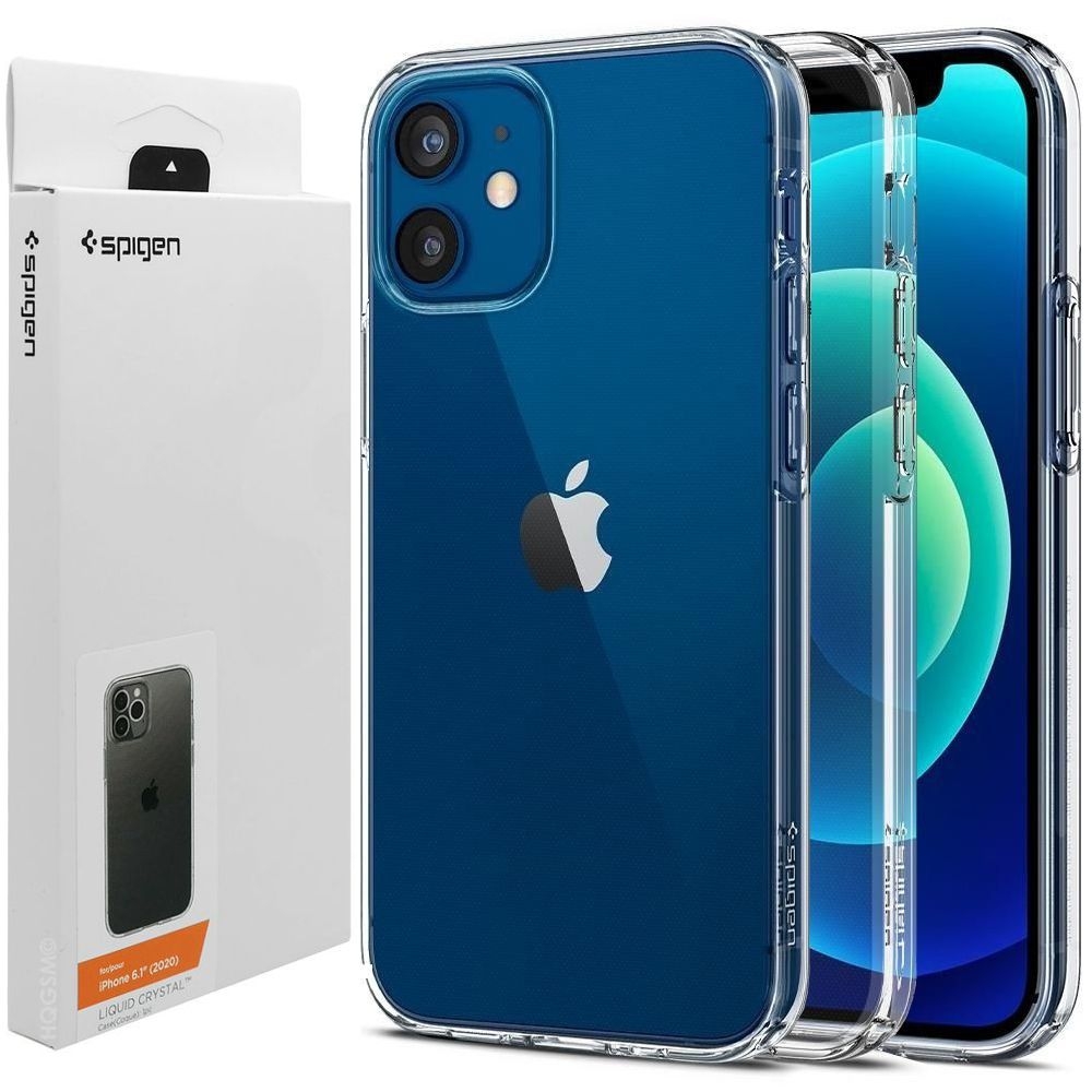 Etui SPIGEN Liquid Crystal | Crystal Clear do Apple iPhone 12/12 Pro