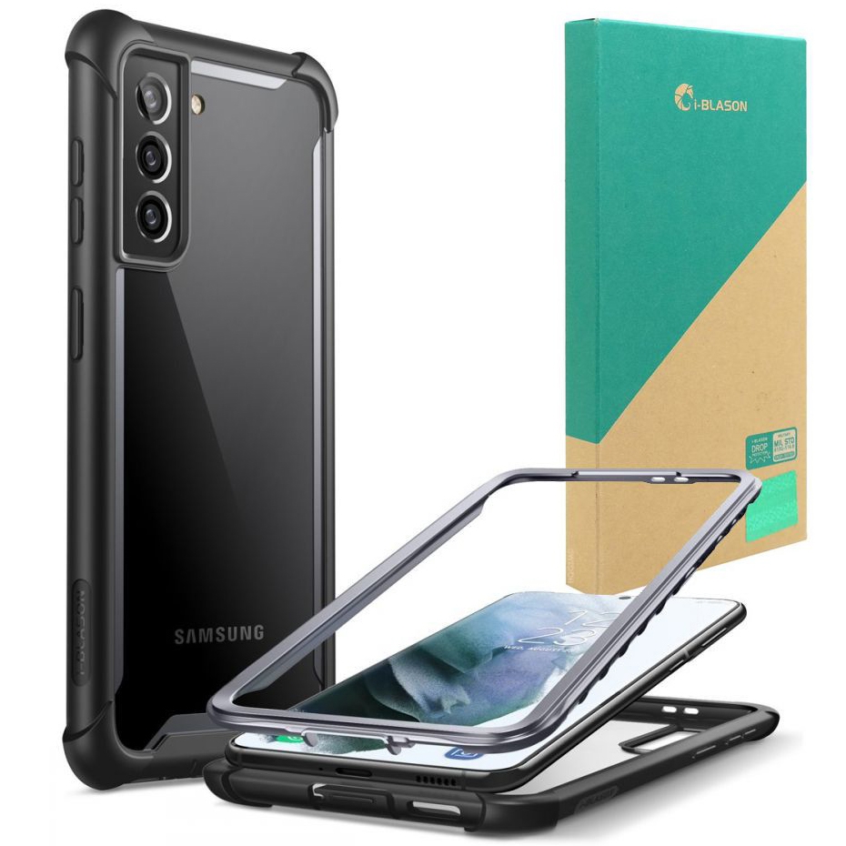 Zabudowane Pancerne Etui | i-Blason Ares | Black do Samsung Galaxy S21+ Plus 5G