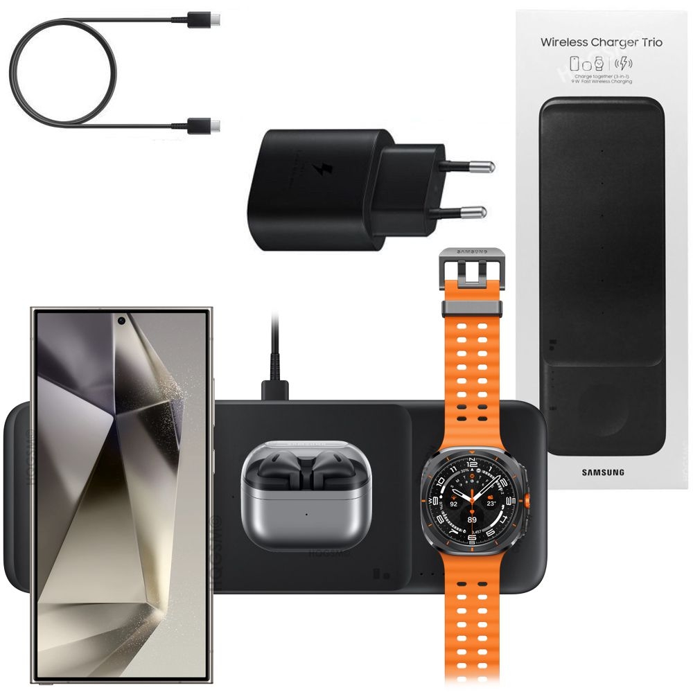 Samsung Wireless Charger Trio | Oryginalna Ładowarka Indukcyjna 3w1 | Galaxy Watch Buds