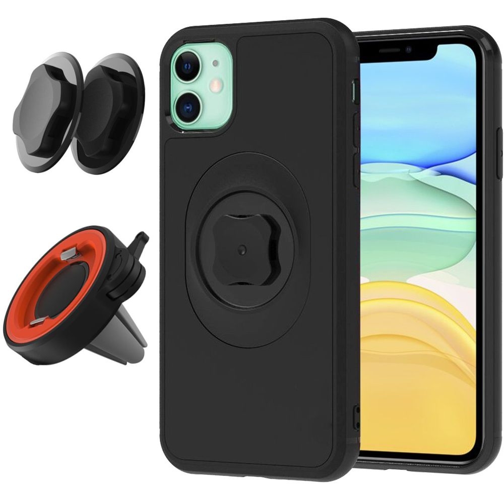 Hi5 Quick Mount | Etui z Zapięciem + Uchwyt do Kratki do Apple iPhone 11