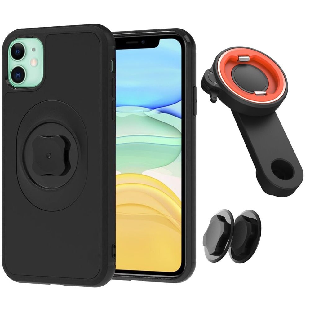 Hi5 Quick Mount | Etui z Zapięciem + Uchwyt do Motocykla Motoru do Apple iPhone 11