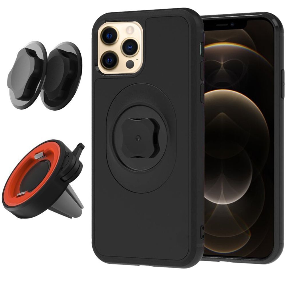 Hi5 Quick Mount | Etui z Zapięciem + Uchwyt do Kratki do Apple iPhone 12 Pro Max