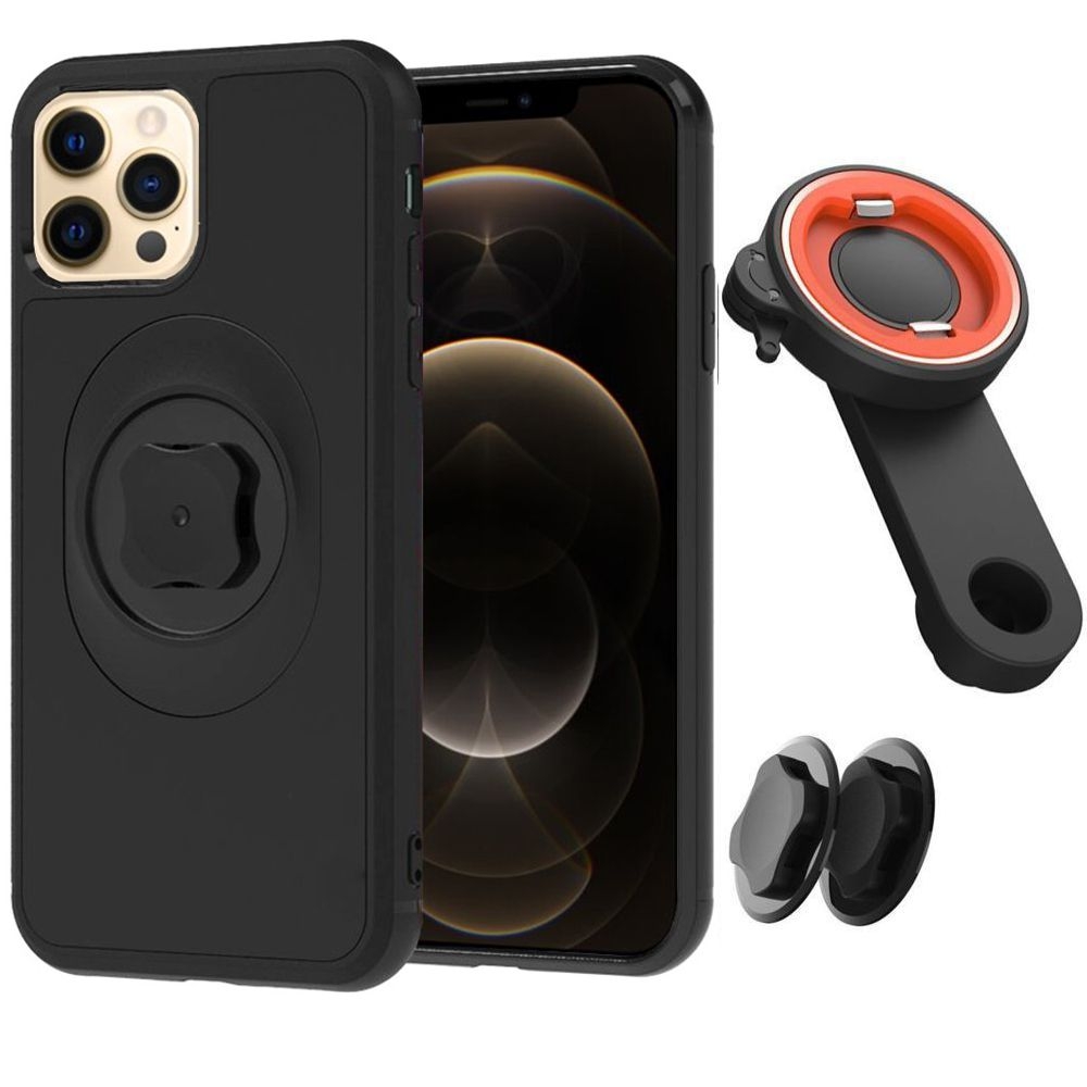 Hi5 Quick Mount | Etui z Zapięciem + Uchwyt do Motocykla Motoru do Apple iPhone 12 Pro Max