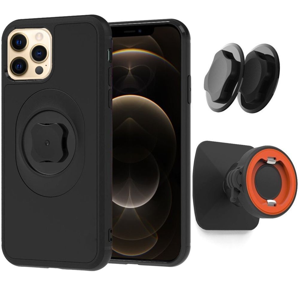 Hi5 Quick Mount | Etui z Zapięciem + Uchwyt Ścienny do Apple iPhone 12 Pro Max