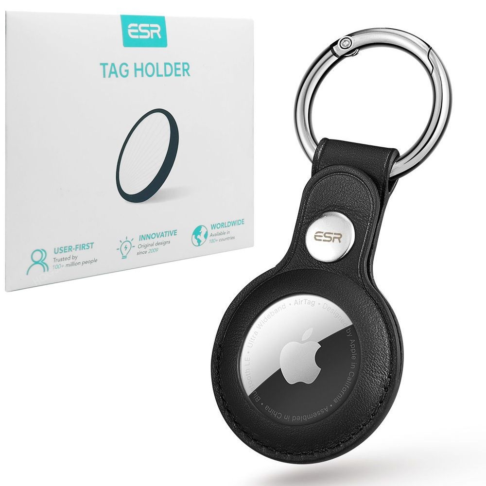 ESR Metro | Skórzane Etui Brelok Zawieszka do Apple AirTag