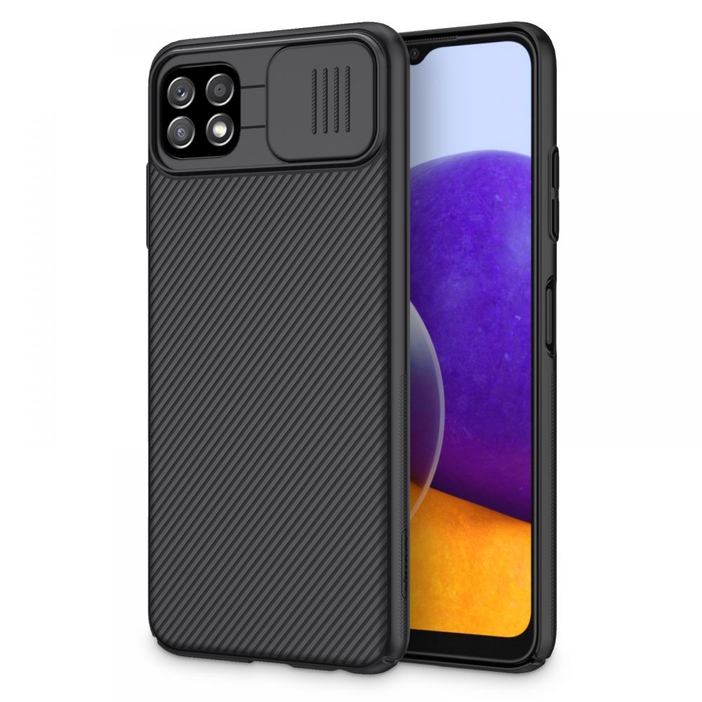 Etui NILLKIN CamShield | Czarne do Samsung Galaxy A22 5G