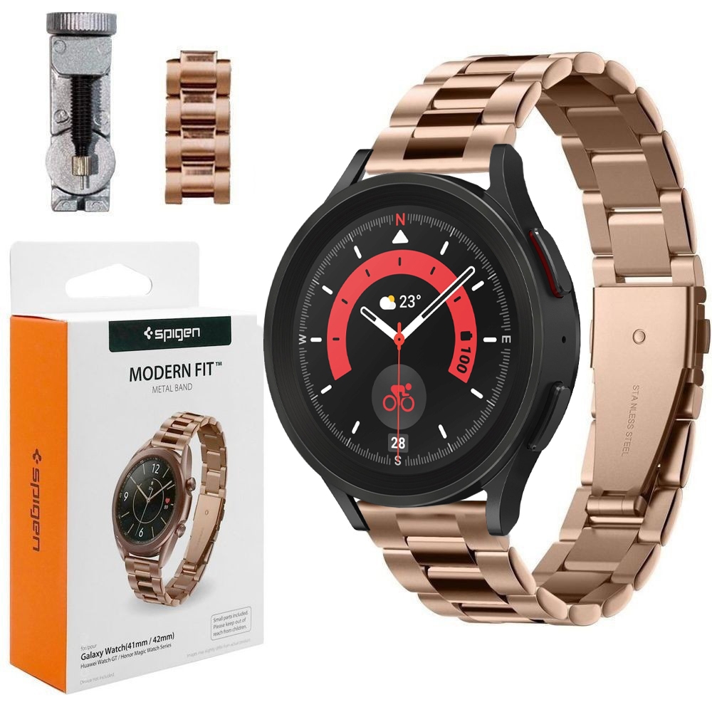 SPIGEN Modern Fit | Stalowa Bransoleta Pasek do Samsung Galaxy Watch 5 Pro 45mm