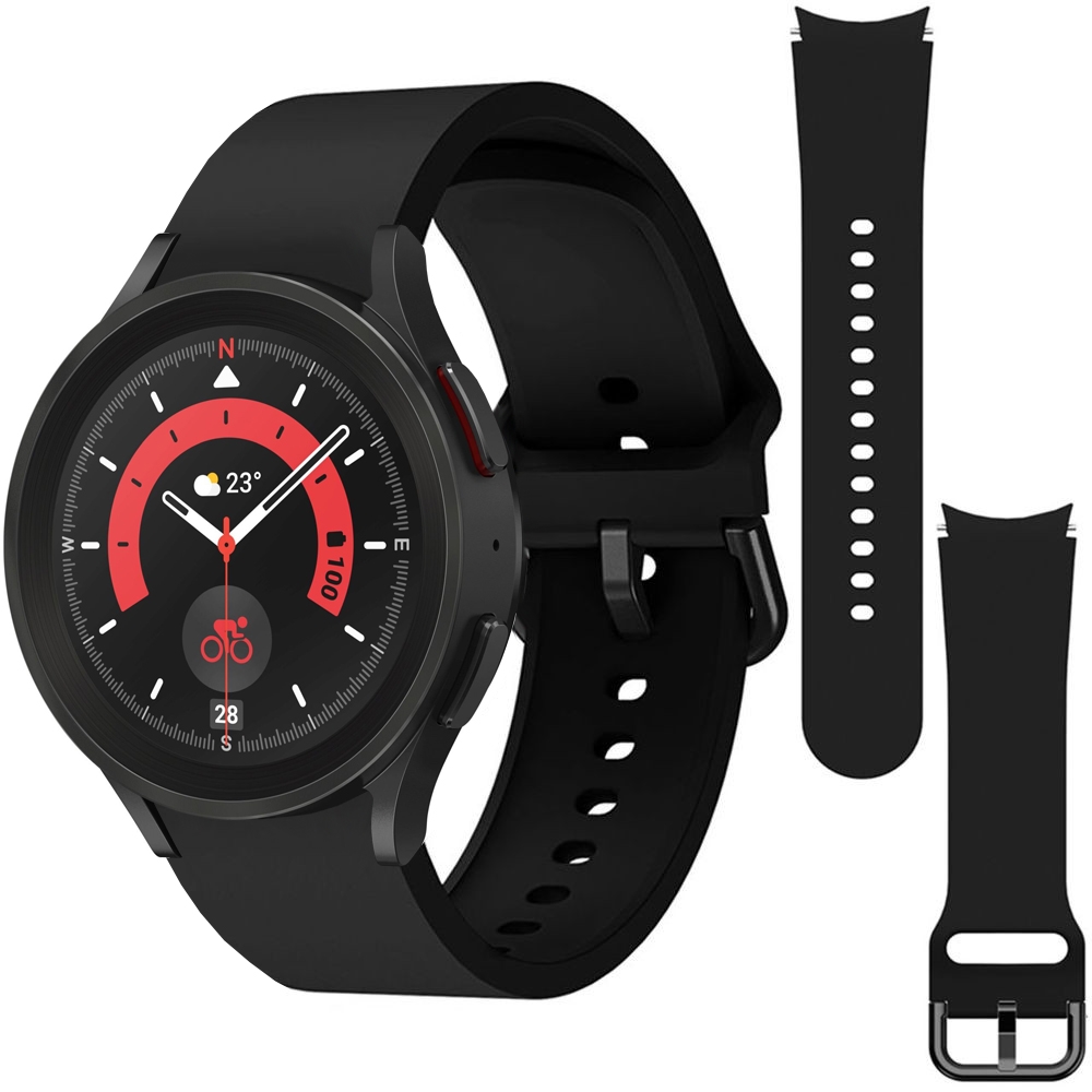 Sportowy Pasek Silikonowy do Samsung Galaxy Watch 5 Pro 45mm