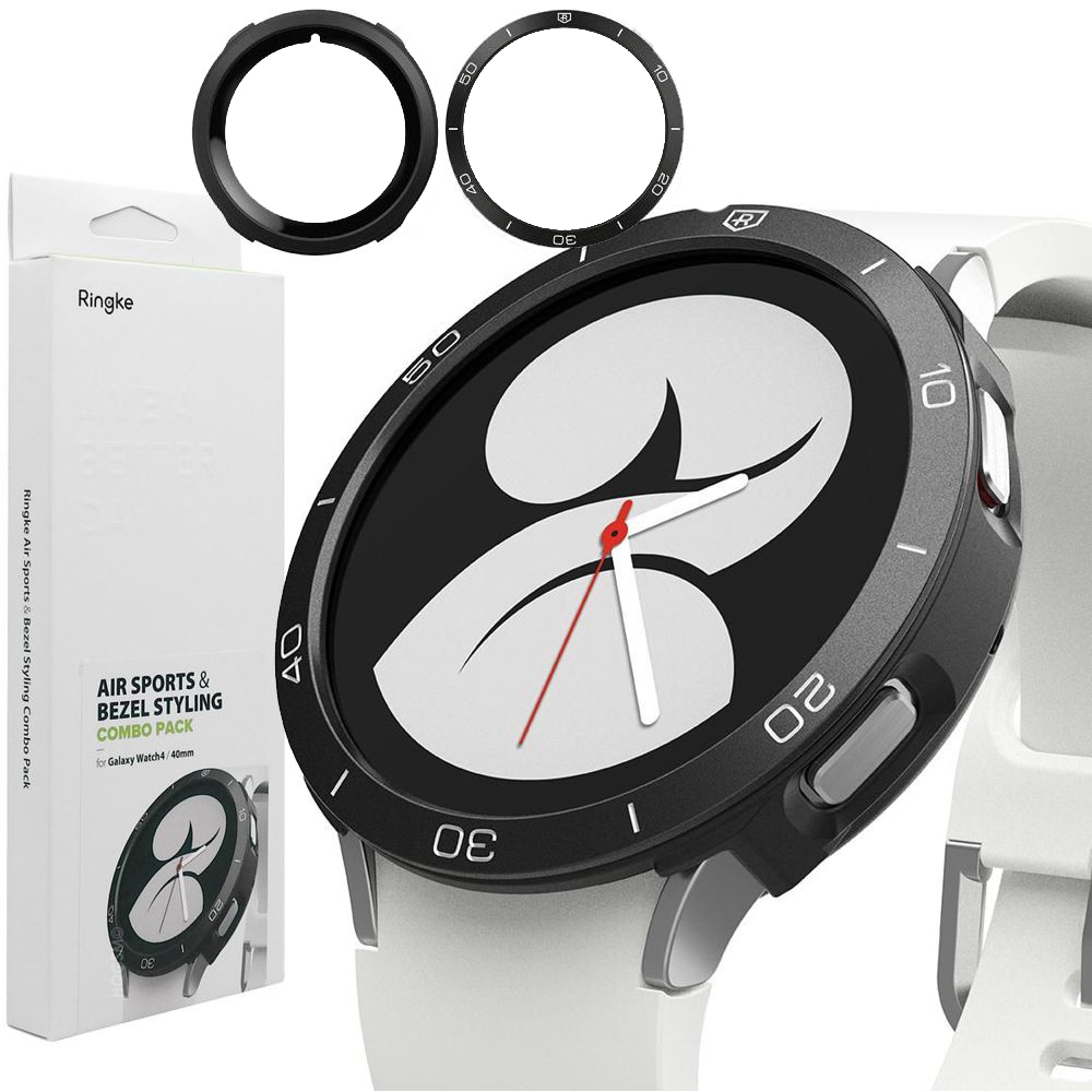 Ringke Combo | Air Sports Bezel | Etui +Nakładka na Tarczę do Samsung Galaxy Watch 4 40mm