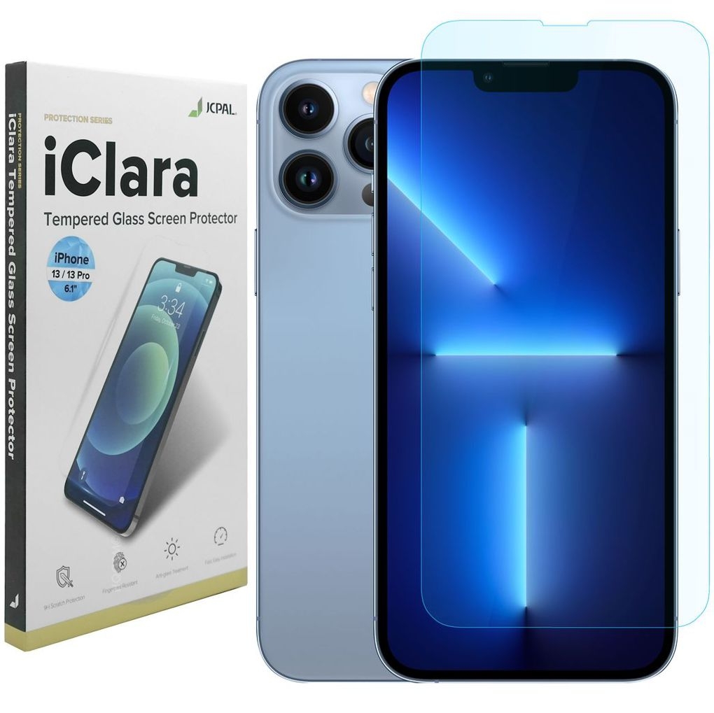 Szkło Hartowane JCPAL iClara | 9H 2.5D | 0.26mm do Apple iPhone 13 Pro