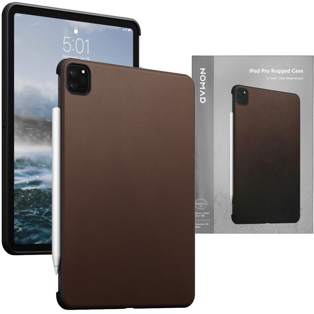 Skórzane Etui NOMAD Leather Rugged Case do Apple iPad Pro 11 2022