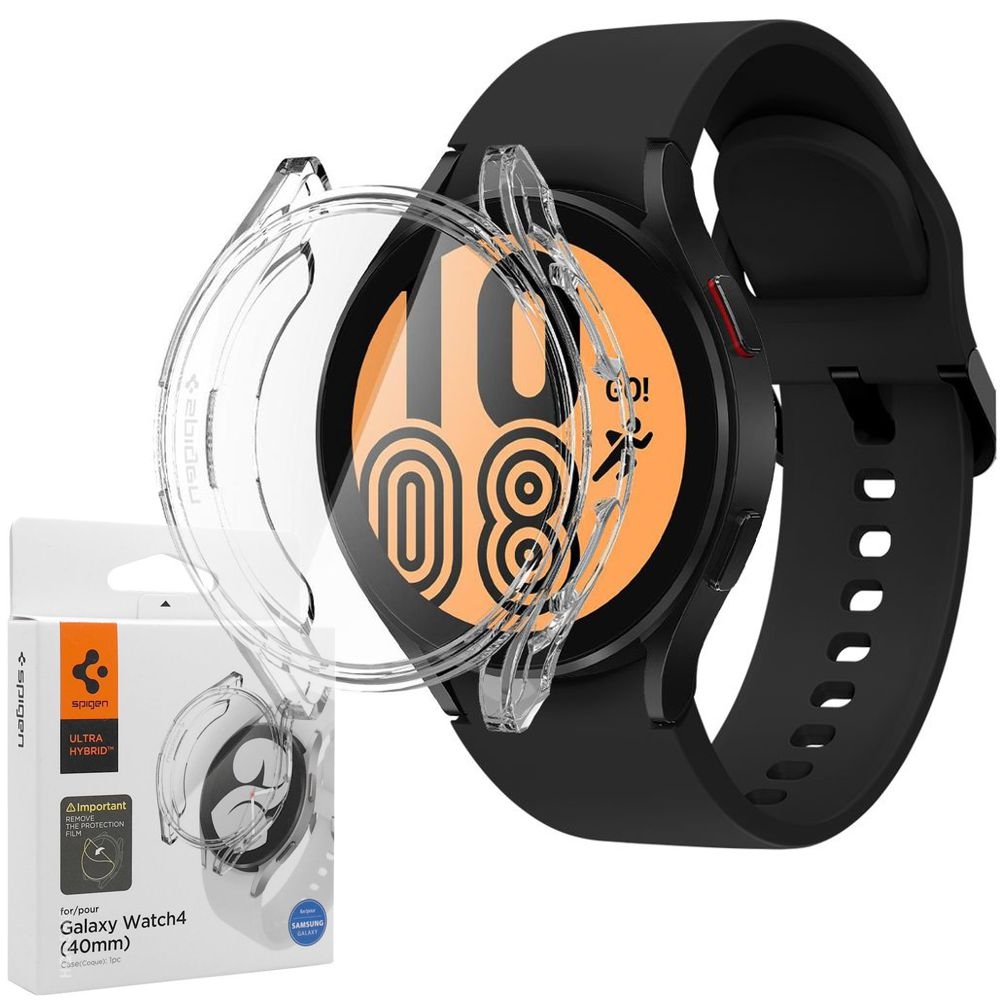 Etui 360 SPIGEN Ultra Hybrid | Crystal Clear do Samsung Galaxy Watch 4 40mm