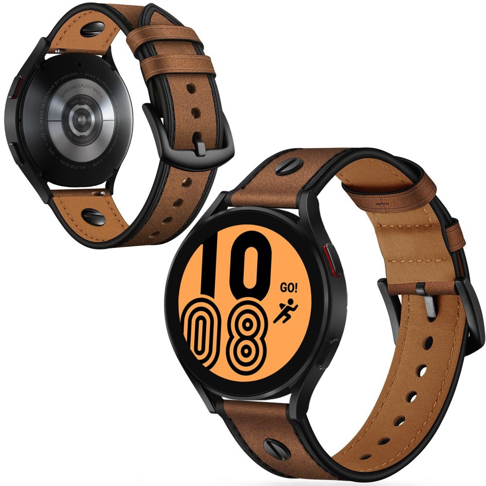 Skórzany Pasek Leather Screw Strap do Samsung Galaxy Watch 4 40/44mm