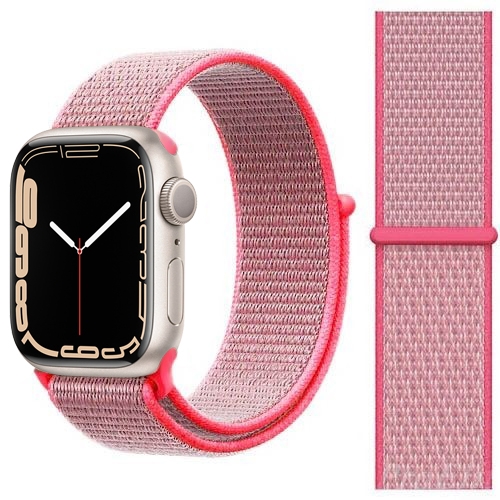 Sportowa Opaska Pasek NYLON do Apple Watch 7 45mm