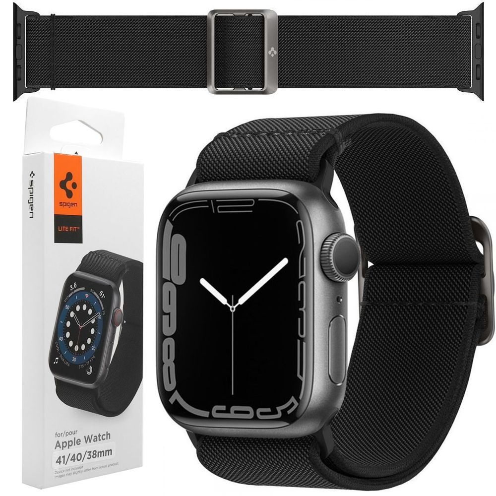 SPIGEN Fit Lite | Elastyczny Pasek do Apple Watch 7 41mm