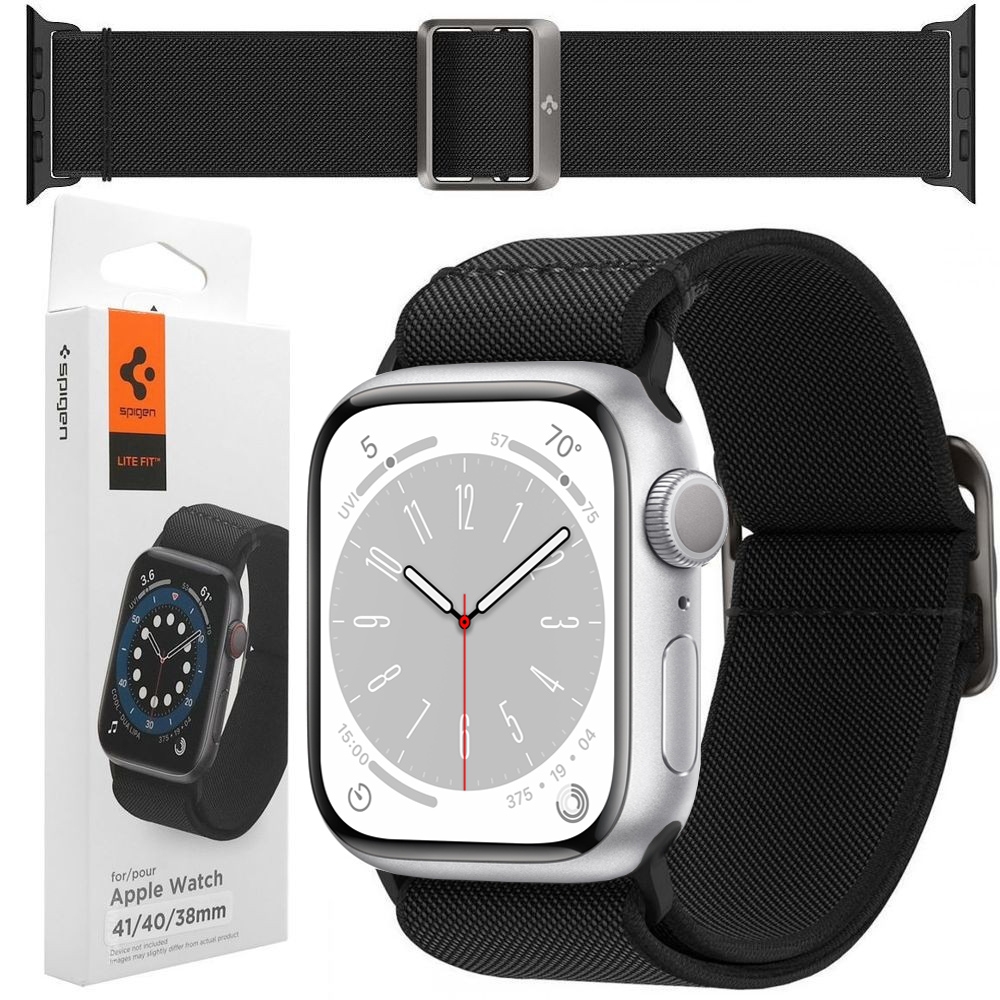 SPIGEN Fit Lite | Elastyczny Pasek do Apple Watch 9/8 41mm