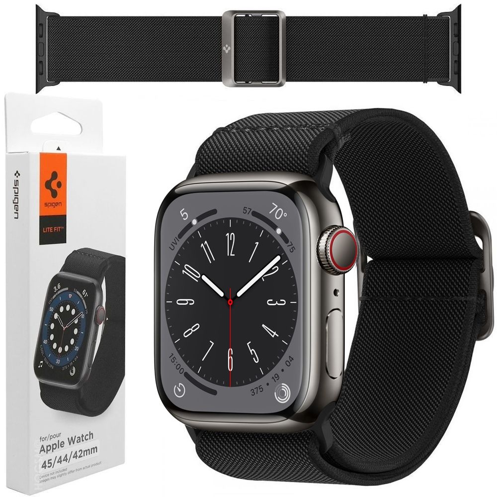 SPIGEN Fit Lite | Elastyczny Pasek do Apple Watch 9/8 45mm