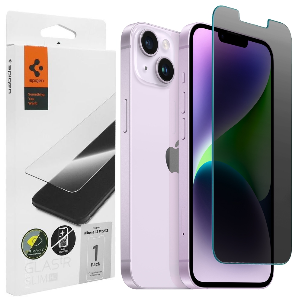 Szkło Prywatyzujące SPIGEN GLAS.tR Slim PRIVACY do Apple iPhone 14